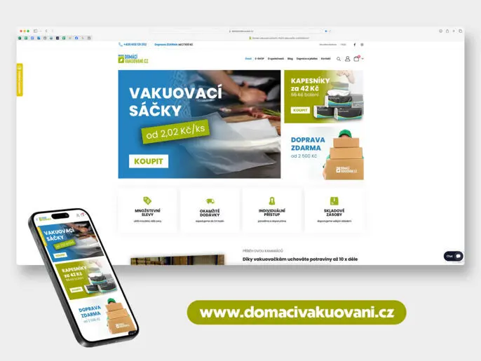 Web Domácí vakuování