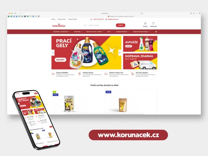 Web Korunáček