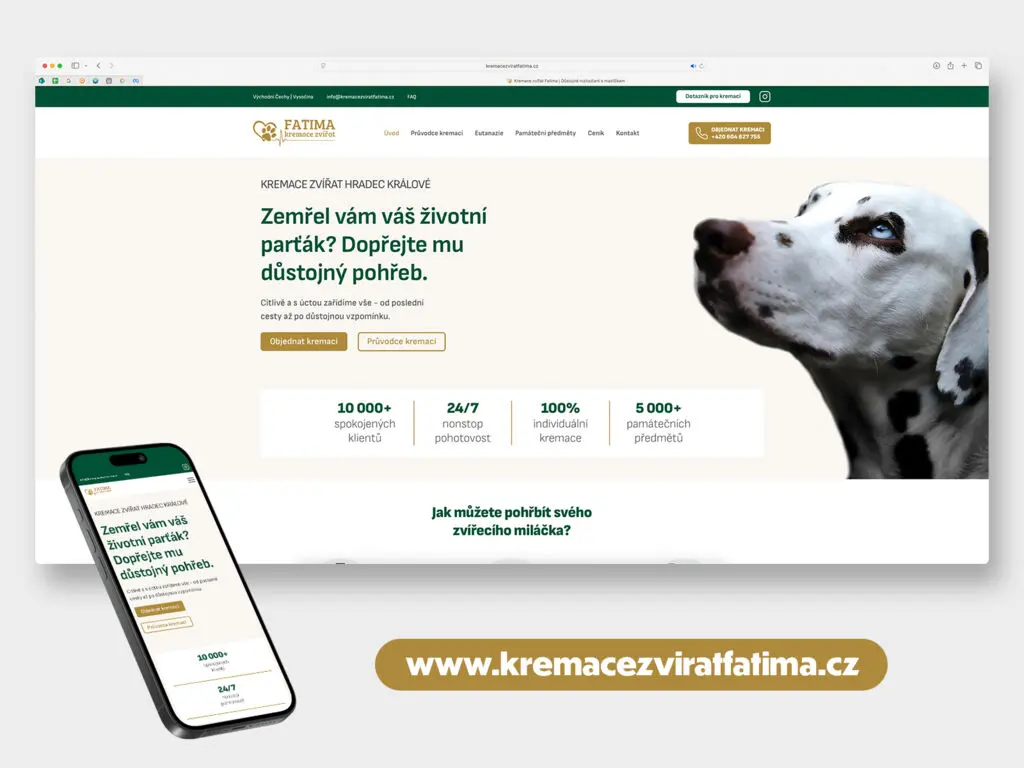 Web Kremace FATIMA